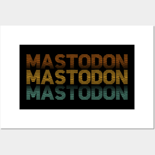 Distressed Vintage - Mastodon Posters and Art